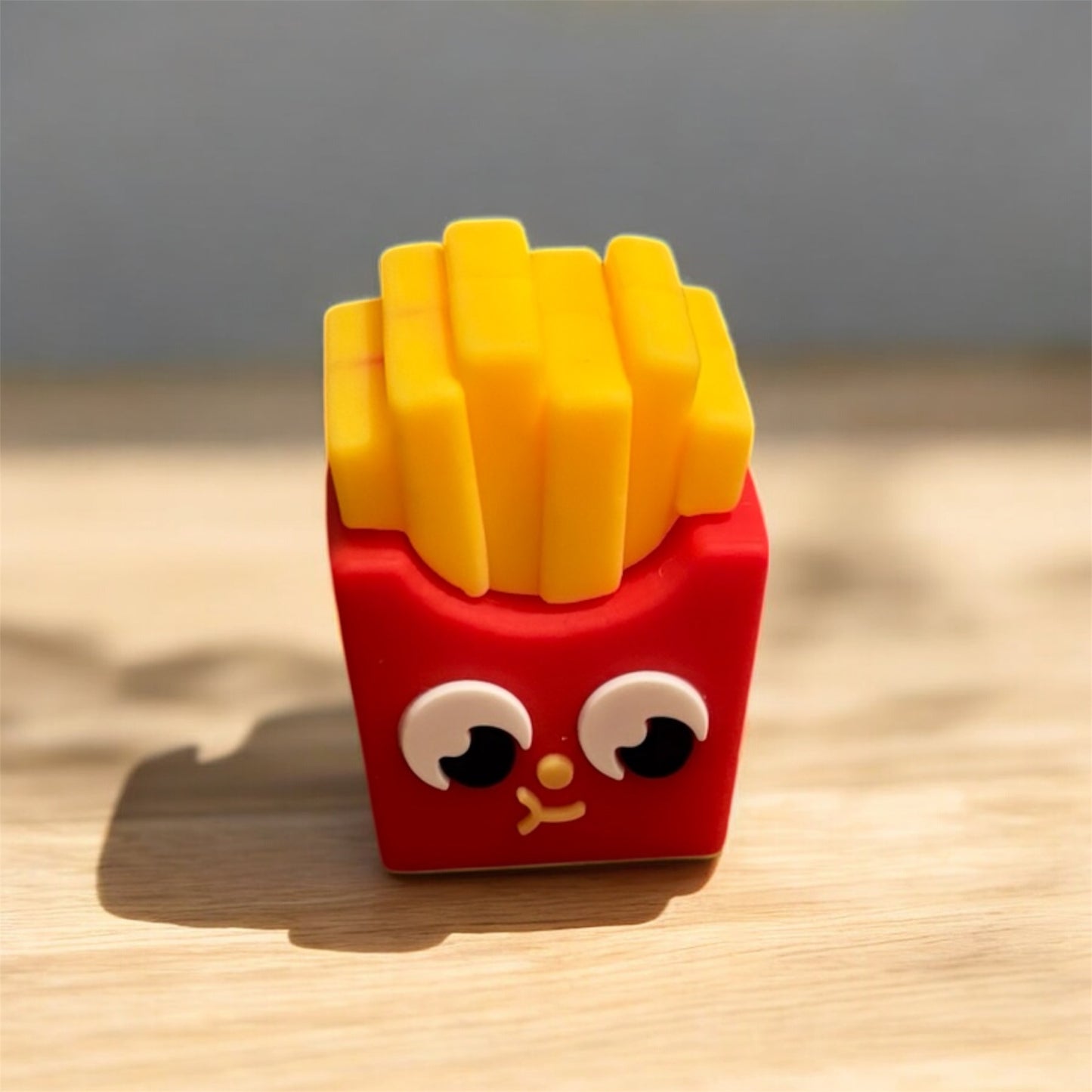 Cute Cartoon Burger & Fries Character Pencil Sharpeners