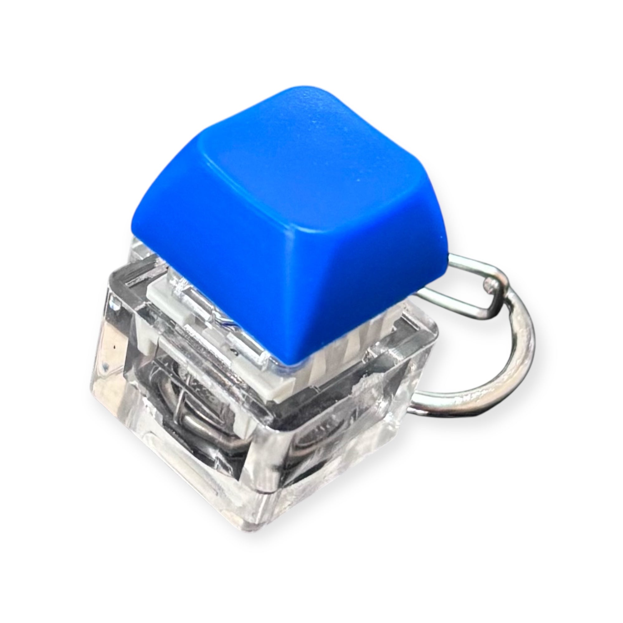 Keyboard Fidget Keychain with LED Light