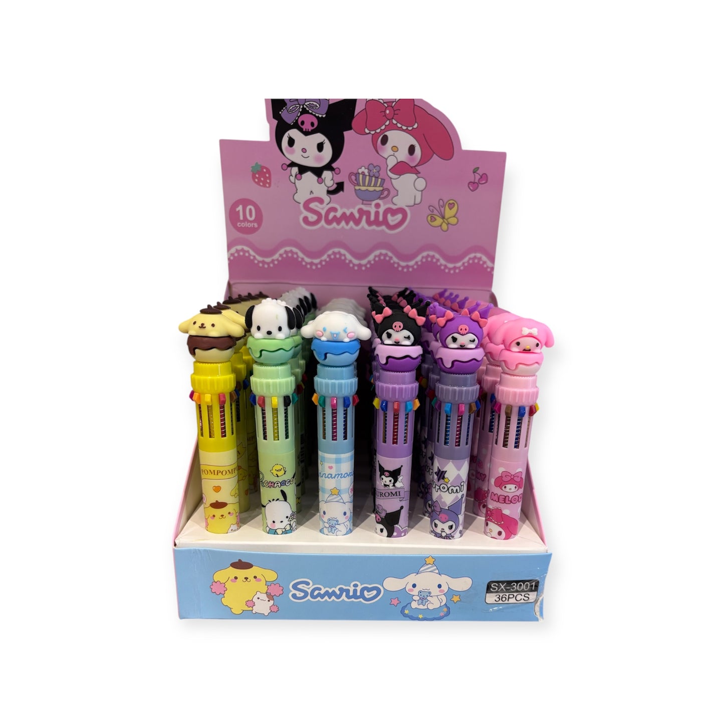 Sanrio Pens with 10 Colours