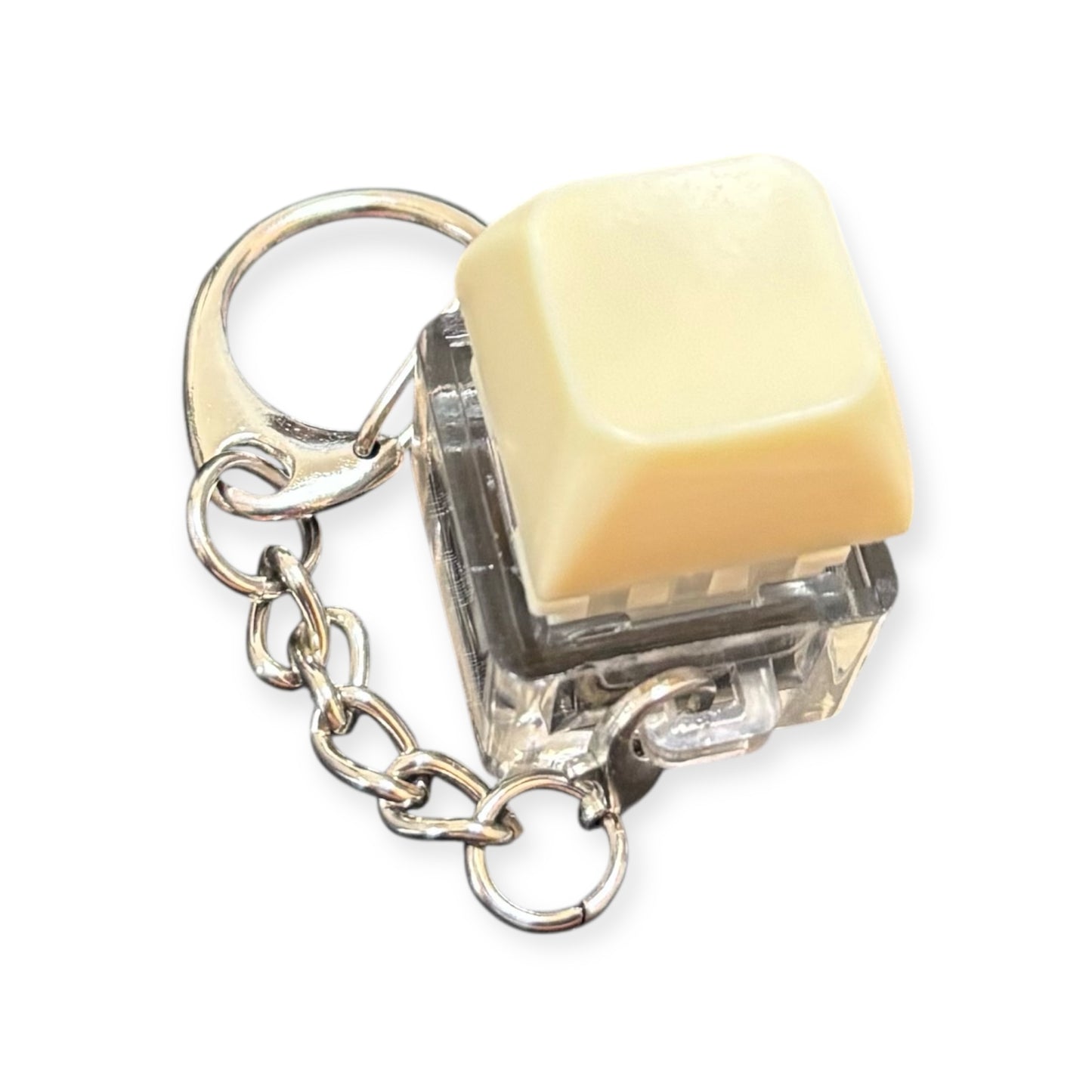 Keyboard Fidget Keychain with LED Light