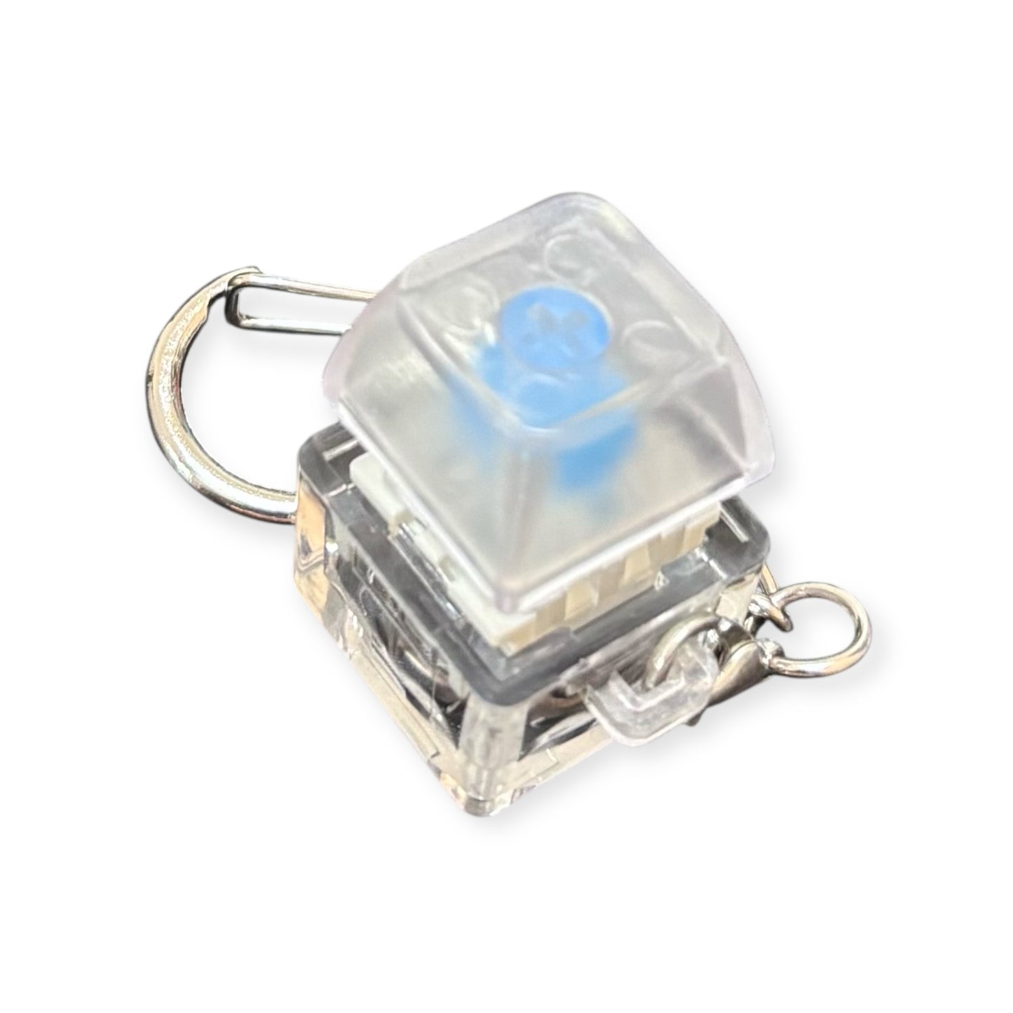 Keyboard Fidget Keychain with LED Light