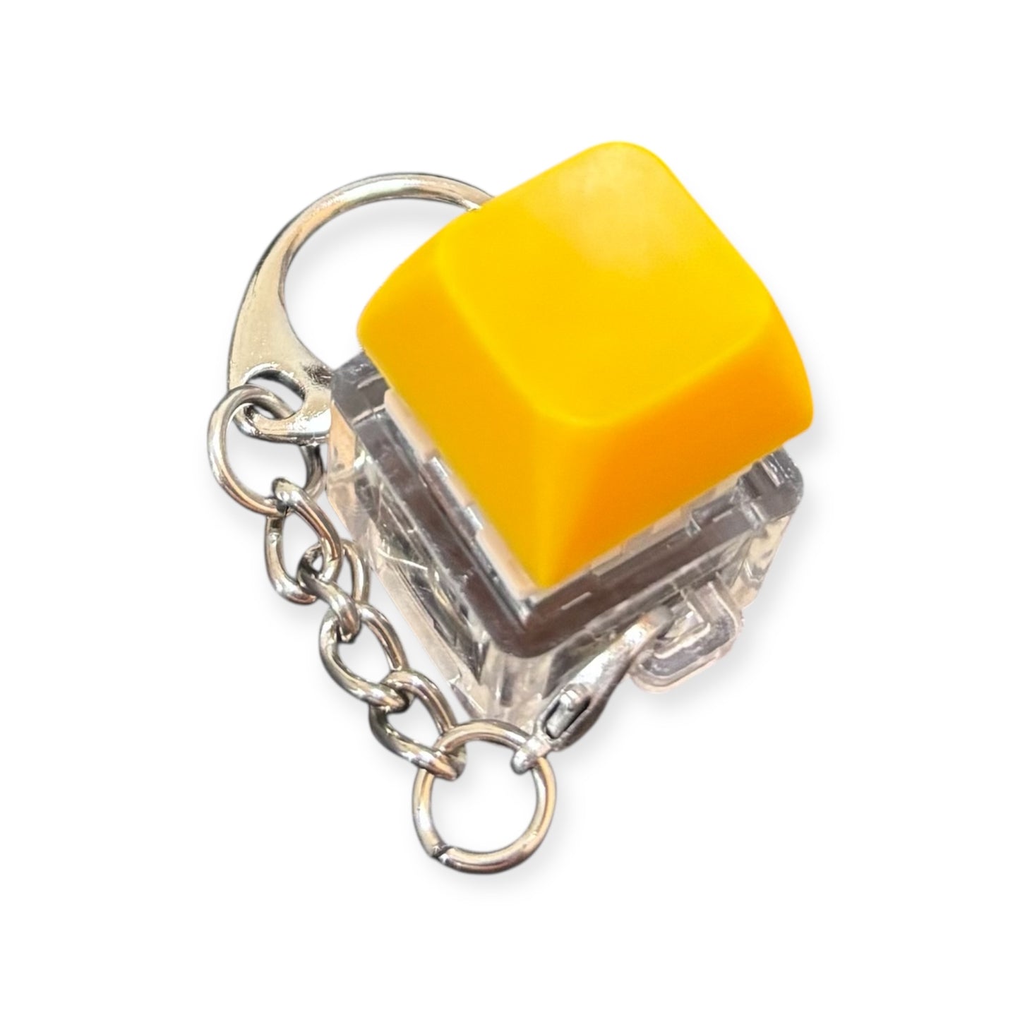 Keyboard Fidget Keychain with LED Light