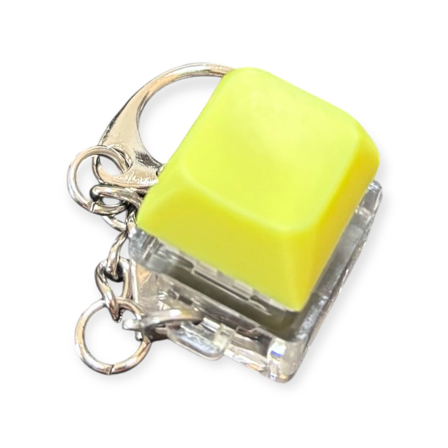 Keyboard Fidget Keychain with LED Light