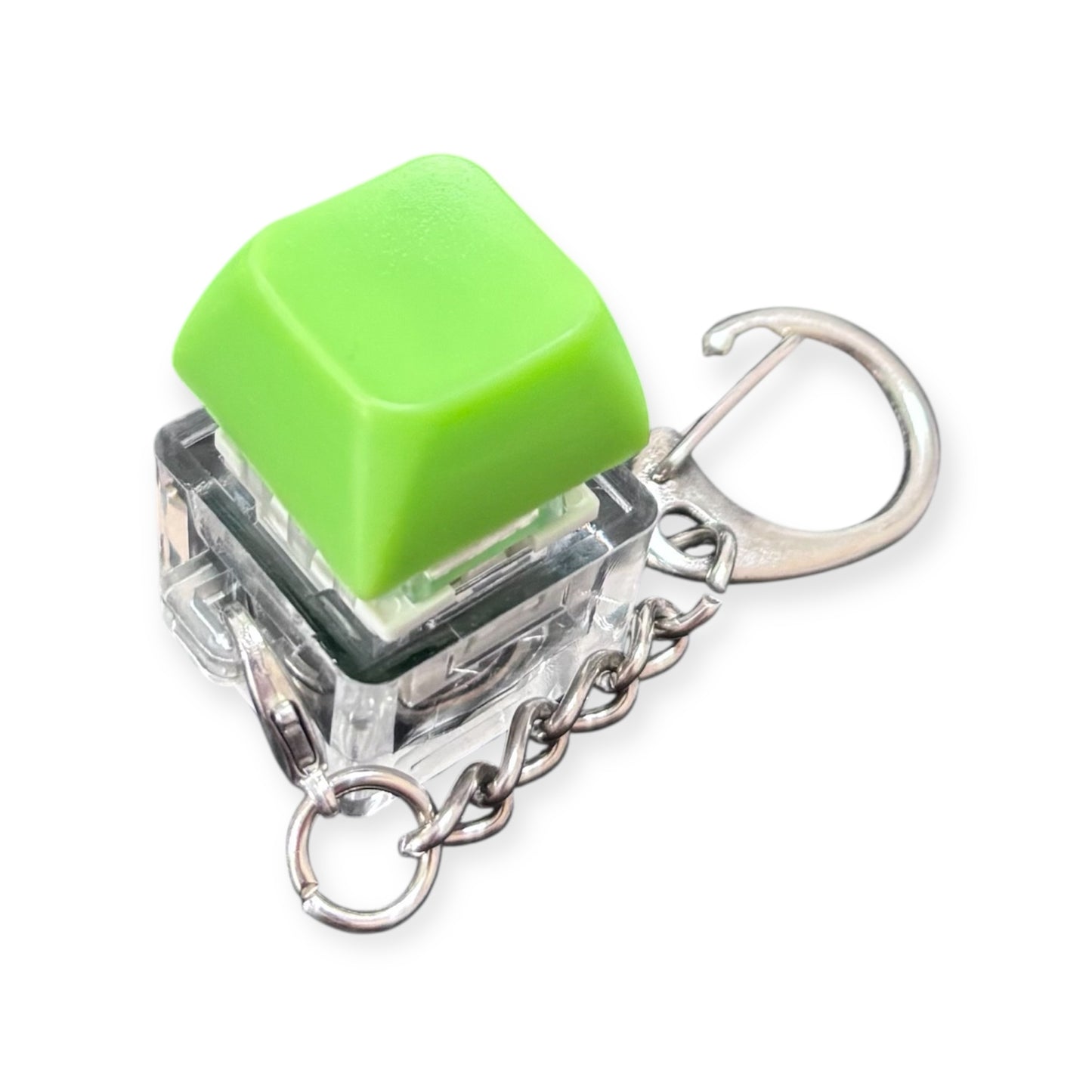 Keyboard Fidget Keychain with LED Light