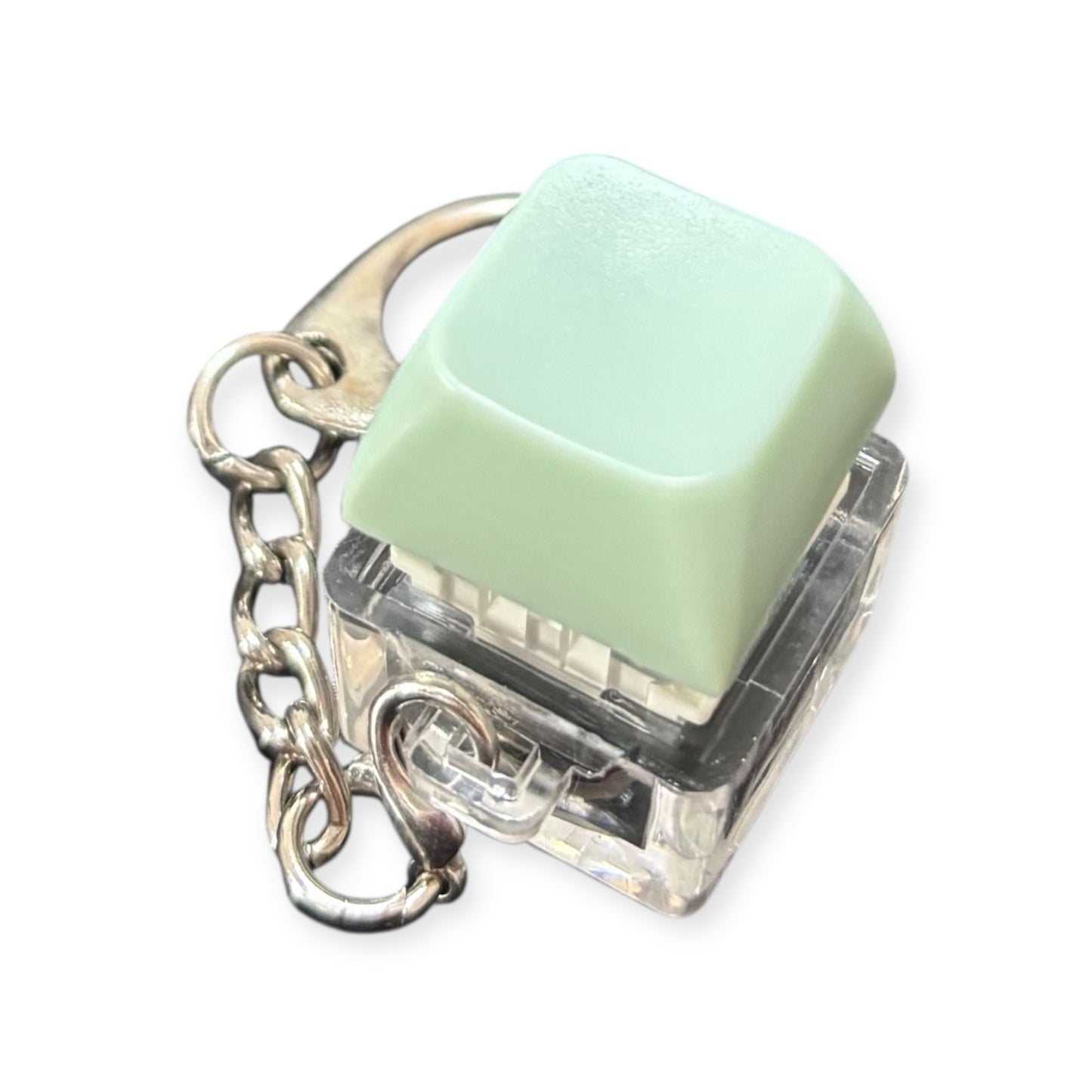 Keyboard Fidget Keychain with LED Light