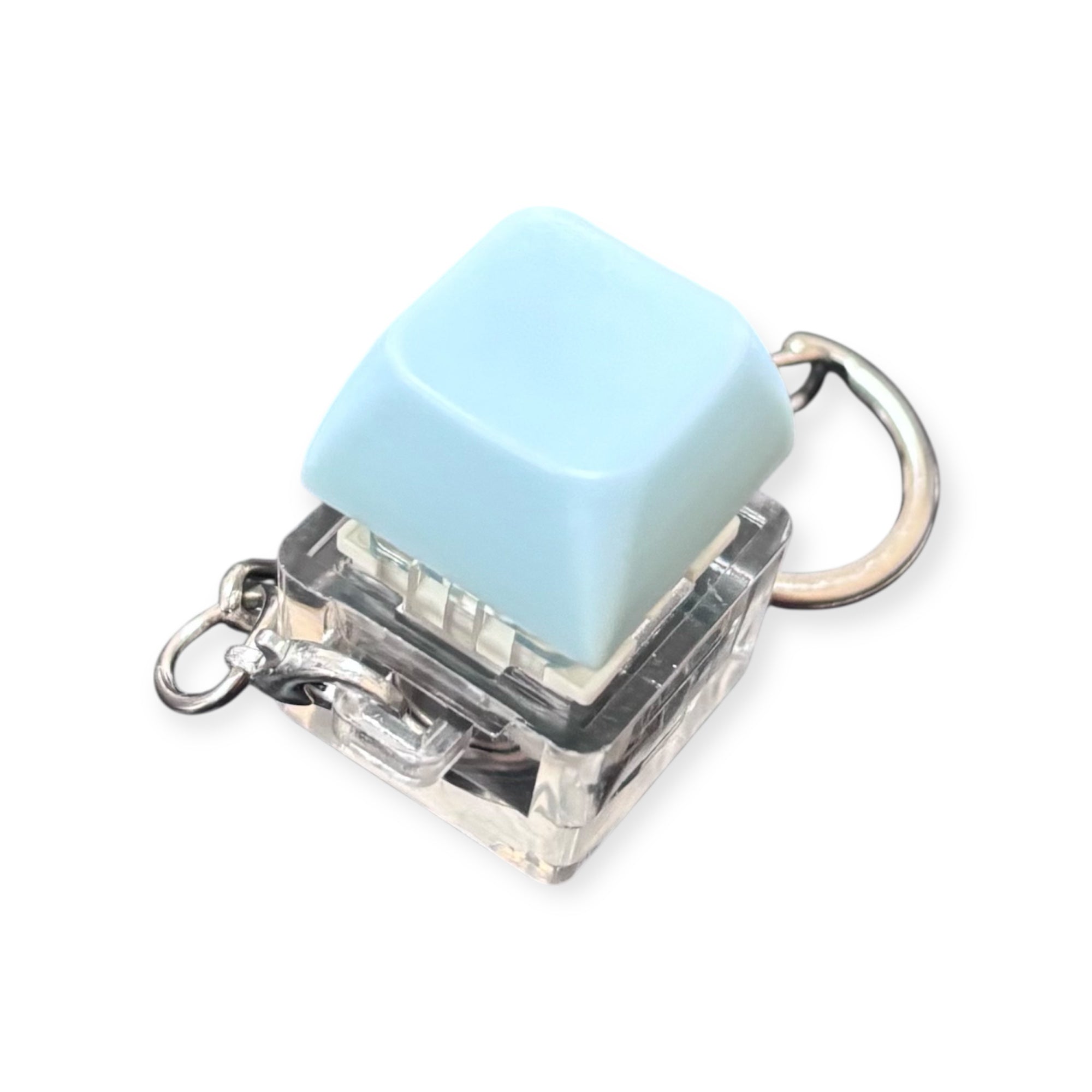 Keyboard Fidget Keychain with LED Light