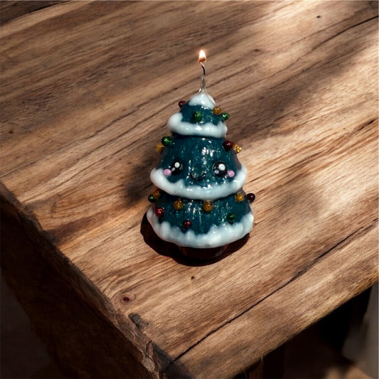 Kawaii Christmas Tree Charm