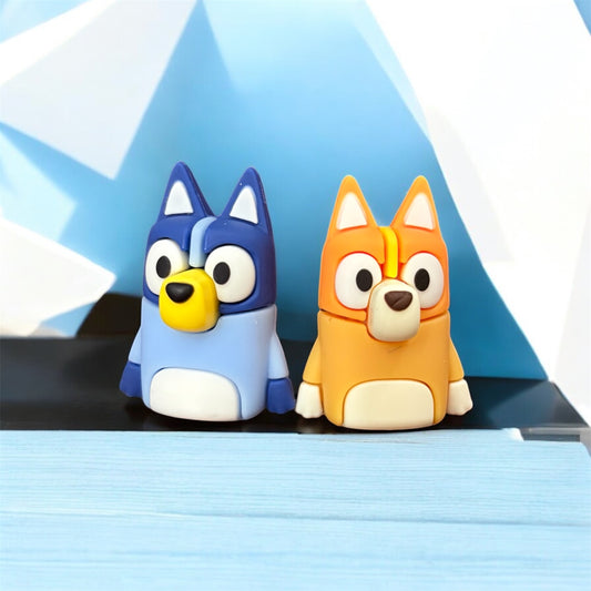 Cute Cartoon Bluey and Bingo Sharpeners