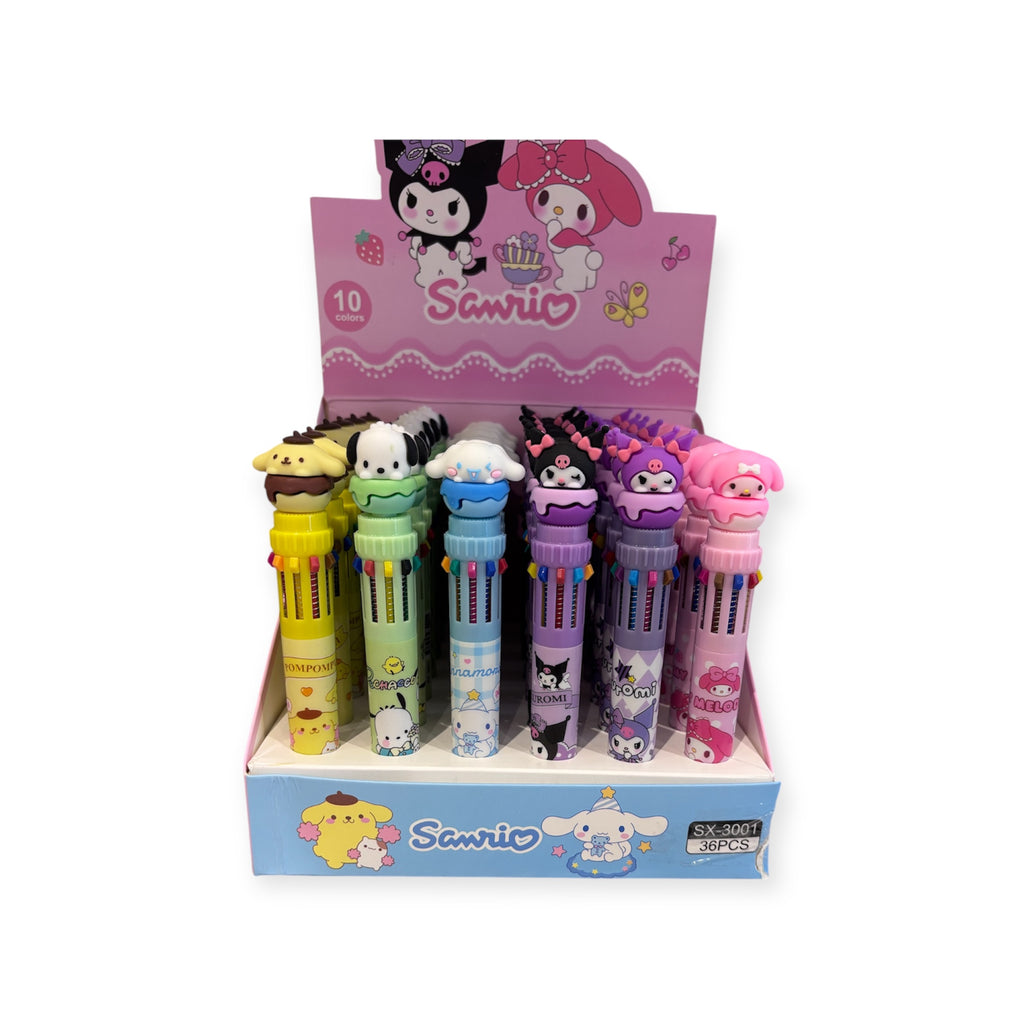 Sanrio Pens with 10 Colours