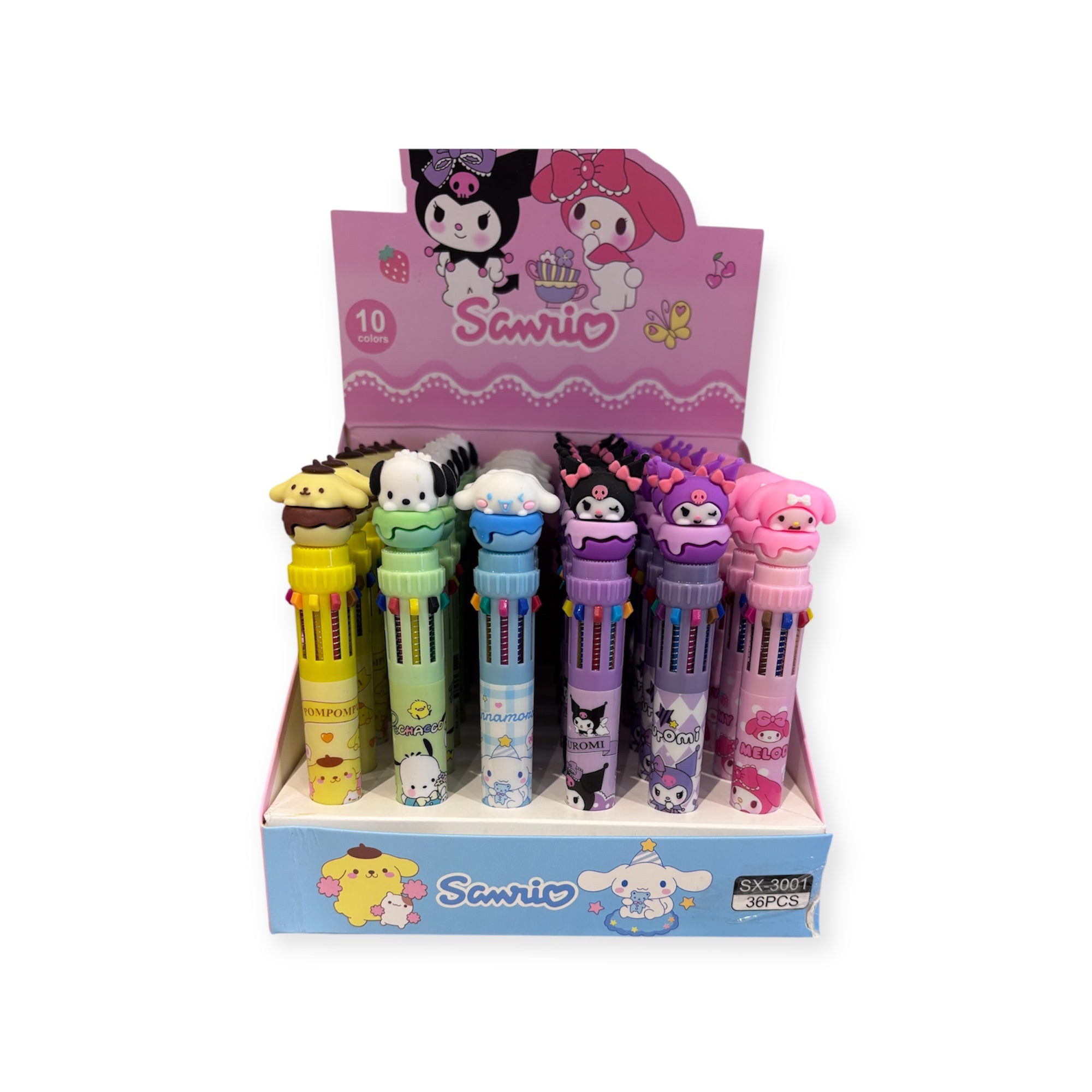 Sanrio Pens with 10 Colours