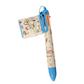 Sanrio Cartoon Ballpoint Pen with 6 Colours & Mini Notebook Keychain