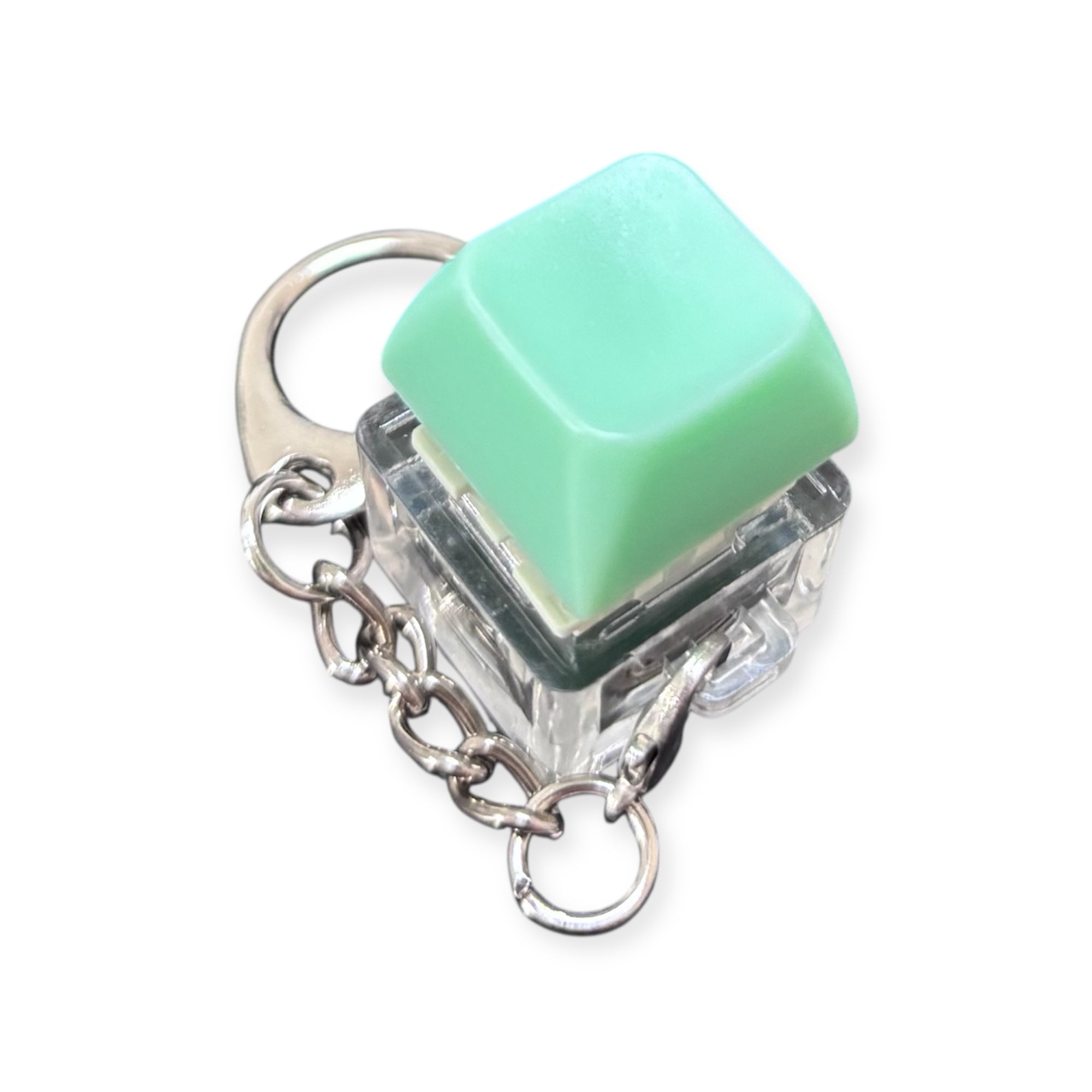 Keyboard Fidget Keychain with LED Light