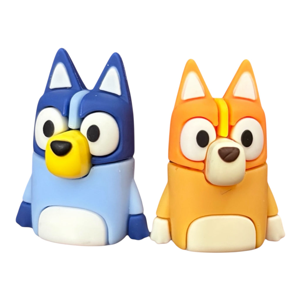 Cute Cartoon Bluey and Bingo Sharpeners